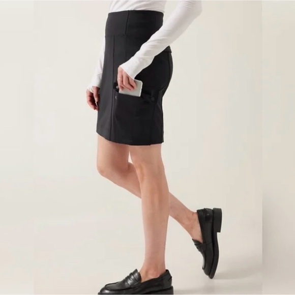 NWT Athleta Delancey Cargo Black Skirt Sz 3X - Picture 3 of 7